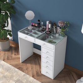 Hanah Home Mesa de Maquillaje BJ107 - 2625 Blanco